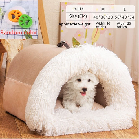 New Splice Portable Pet Nest Portable Autumn And Winter Warm Dog Nest