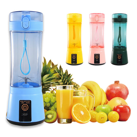 Portable Electric Fruit Juicer Wireless USB Rechargeable Mini Mixer