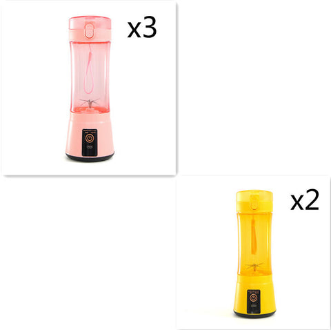 Portable Electric Fruit Juicer Wireless USB Rechargeable Mini Mixer