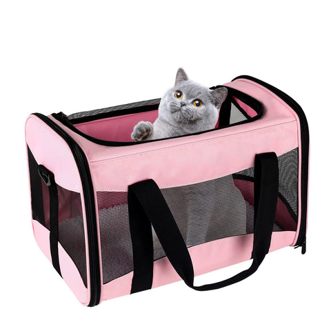 Portable Breathable Foldable Crossbody Dogs And Cats Pet Bag